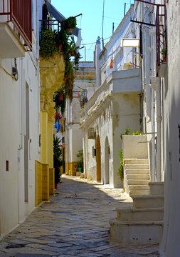 One of the characteristic views in the old town of Mottola near Taranto. Apulia