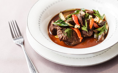 beef with vegetables