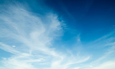 light blue sky and cloud