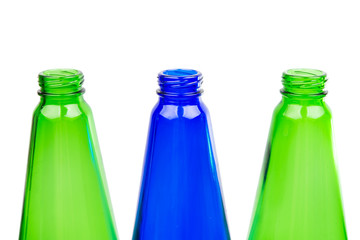 empty glass bottles