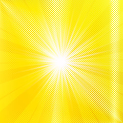 Abstract yellow brighy summer background. Vector illustration