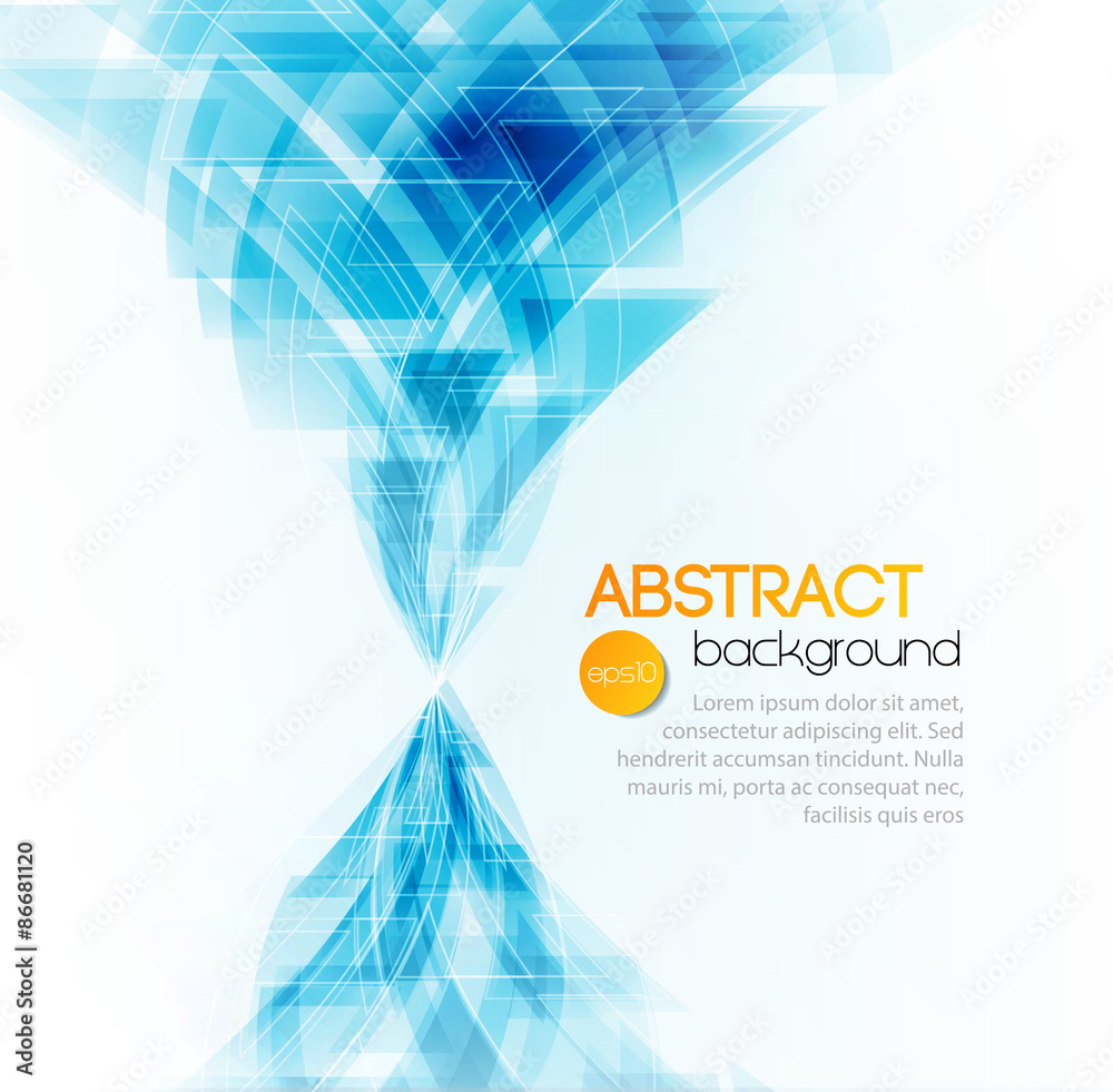 Poster abstract geometric background design