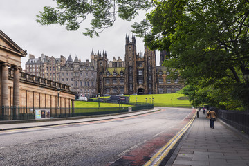 Obraz premium Edinburgh city view, Scotland