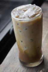 Iced coffee.
