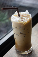 Iced coffee.