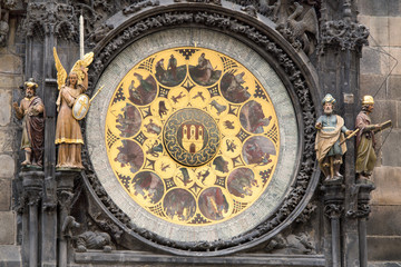Naklejka premium Astronomische Uhr in Prag