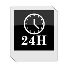 24H clock icon