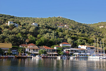 Fototapeta na wymiar Sivota Port, Lefkada Island (Levkas)