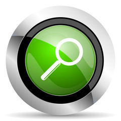 search icon, green button