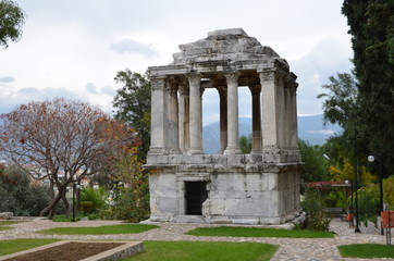 Fototapeta na wymiar Ancient Roman Necropolis