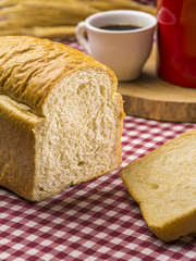 Pão de Forma branco fatiado