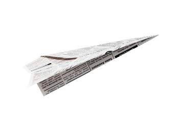 Newspaper Airplane