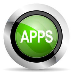 apps icon, green button