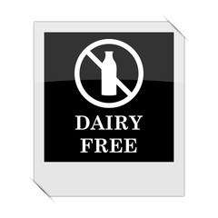 Naklejka premium Dairy free icon
