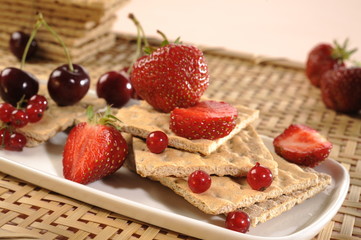 cakes with fruits 