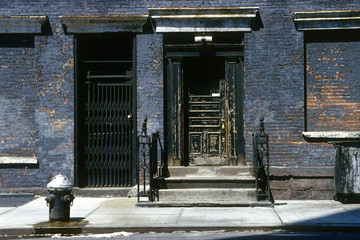 NYC aparment building door