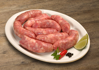 raw sausage