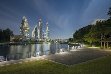 SINGAPORE : Reflections at Keppel Bay in Singapore. This luxury waterfront residential complex received multiple awards for design and safety in 2012.