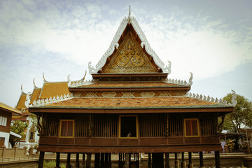 Obraz premium Wat Mahathat Yasothon June 2 2015: