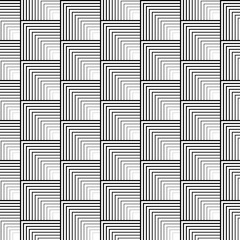 Black and white geometric seamless pattern with line, abstract b
