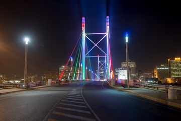 Fototapeta na wymiar Nelson Mandela Bridge - Johannesburg, South Africa