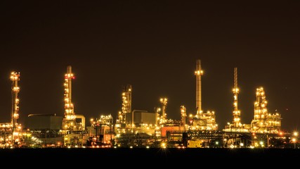 Oil Refinery at Bangkok Thailand.