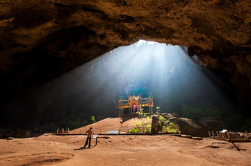 Obraz premium Royal pavilion in the Phraya Nakhon Cave,Khao Sam Roi Yot Nation