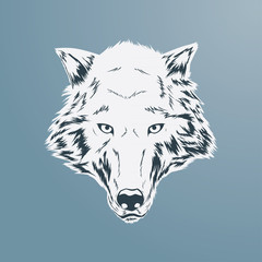 Wolf Head illustration