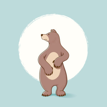 Simple bear illustration