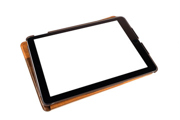 Tablet isolated on white background