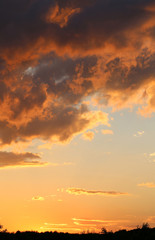 Photo sunset sky