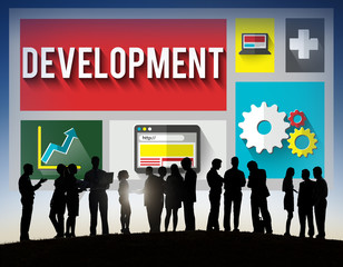 Development Improvement Growth Team Goals Concept