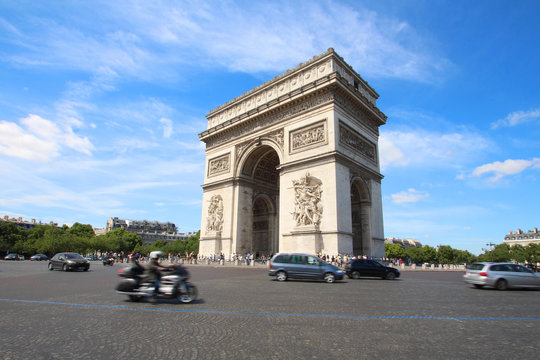 Fototapeta France / Paris - Arc de triomphe de l'Étoile