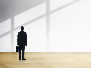 Obraz premium Businessman Professional Occupation Looking Standing Concept