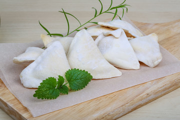 Raw potato dumplings