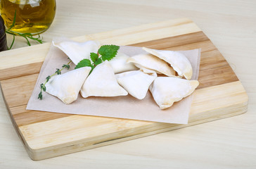 Raw potato dumplings