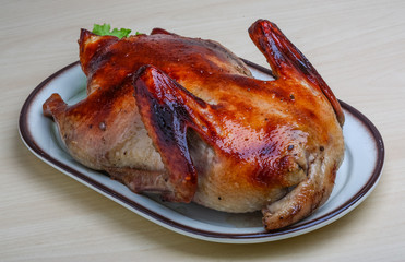 Roasted duck