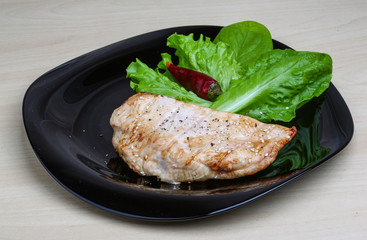 Grilled turkey steak