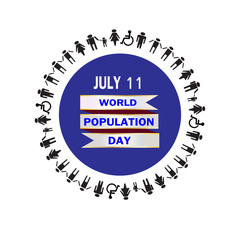 World population day vector