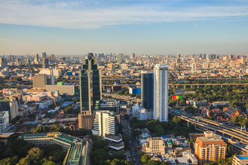 Fototapeta na wymiar View of Skyline in Bangkok