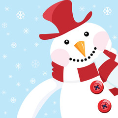 Snowman Christmas Card