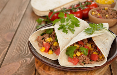 Mexican burritos