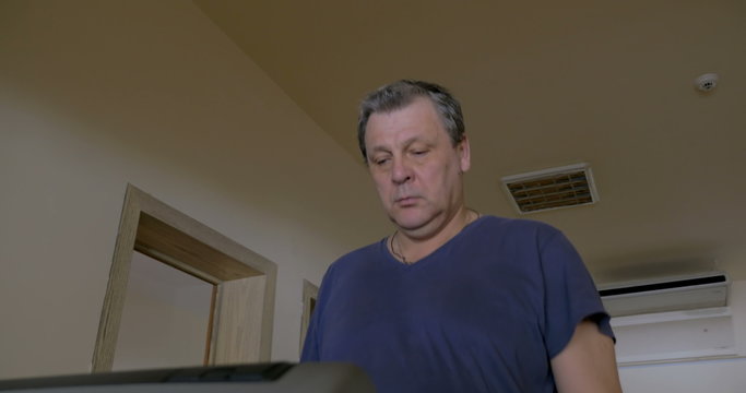 He always keeps in shape