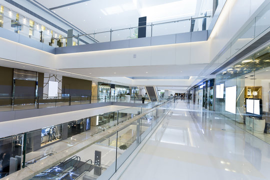shopping mall interior.