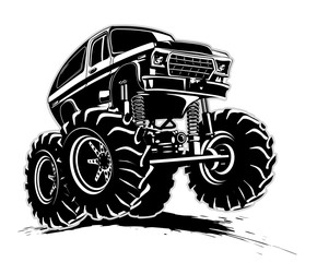 Cartoon Monster Truck © Mechanik