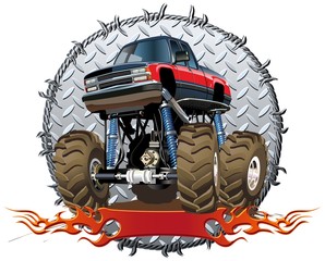 Cartoon Monster Truck © Mechanik