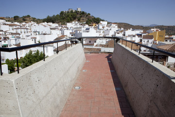 Overlook of Monda, Spain