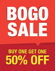 BOGO Sale Sign