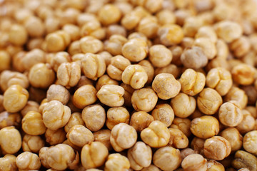 Chickpeas  close up shot