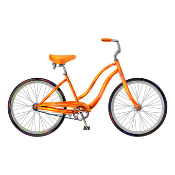 Bicycle. Vector illustration